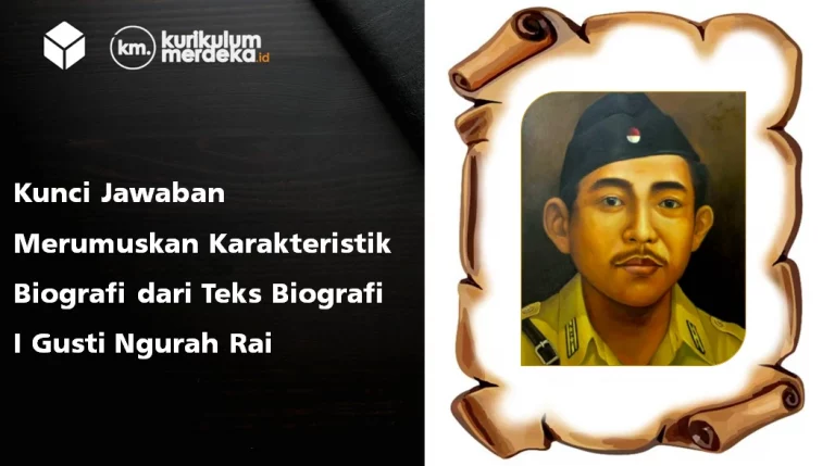 Kunci Jawaban Merumuskan Karakteristik Biografi dari Teks Biografi I Gusti Ngurah Rai