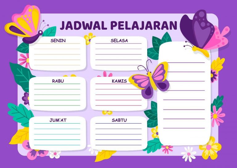 Download Contoh Jadwal Pelajaran IKM SD Tahun 2024/2025 Lengkap