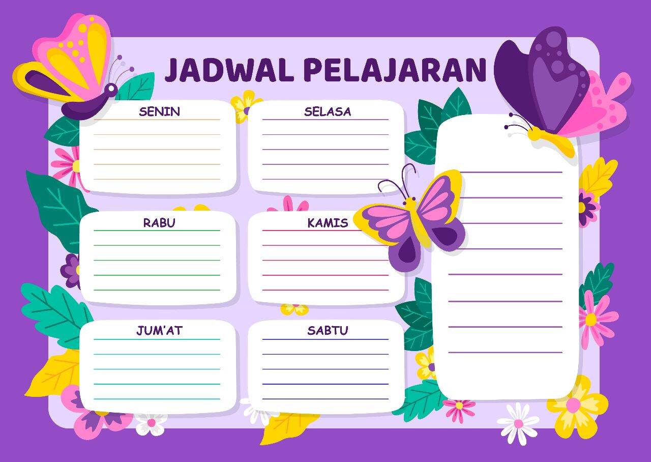 Download Contoh Jadwal Pelajaran IKM SD Tahun 2024/2025 Lengkap